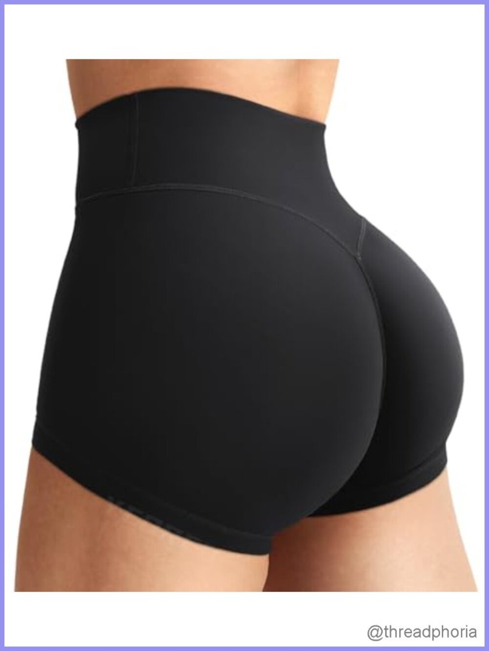 Women's 2.5" Inseam High Waist Biker Shorts No Front Seam Workout Yoga Gym